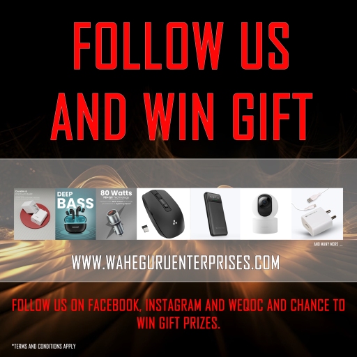 Follow Us And Win Gift
